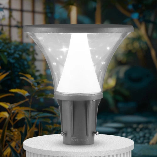 Inventaa Felisa LED Gate Column Light — 12W & 20W, Modern Entrance Pillar Light with 1-Year Warranty