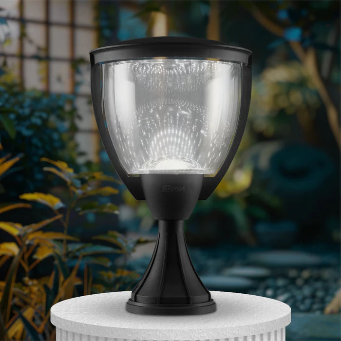 Inventaa Glenda Glitter 20W LED Gate Light — Modern Exterior Pillar Light with 1-Year Warranty