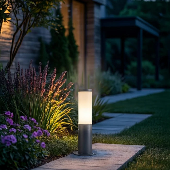INVENTAA Reva LED Garden Bollard Outdoor Light – Waterproof Aluminium Bollard Lights