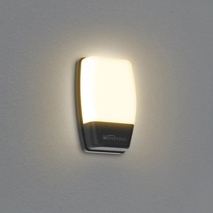 INVENTAA Exla LED Bulkhead Light – 12W & 20W Outdoor Wall Light