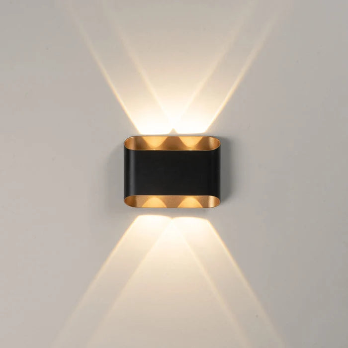 INVENTAA Goldie LED Outdoor Wall Light – 4W & 6W | 2-Way, 4-Way & 6-Way