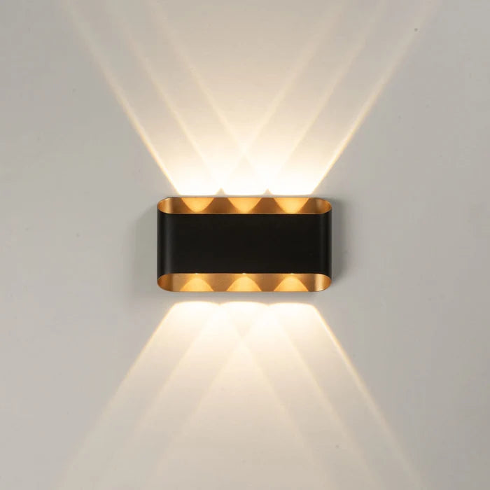 INVENTAA Goldie LED Outdoor Wall Light – 4W & 6W | 2-Way, 4-Way & 6-Way