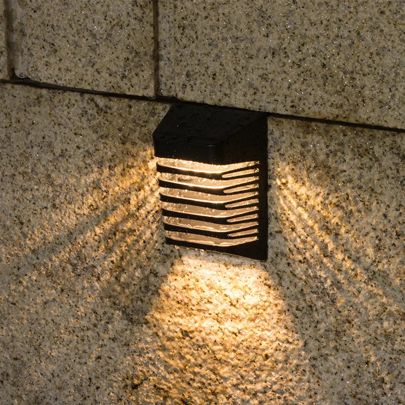 INVENTAA Hana Solar Wall Lamp – Bright LED Solar Wall Lantern for Outdoor Lighting