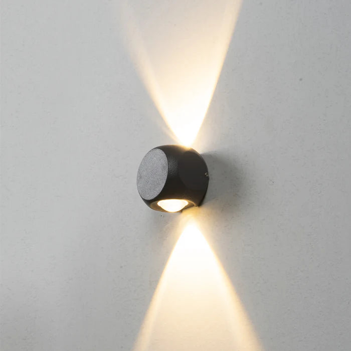 INVENTAA Ignite LED Outdoor Wall Light – 2-Way & 4-Way | Cool & Warm White