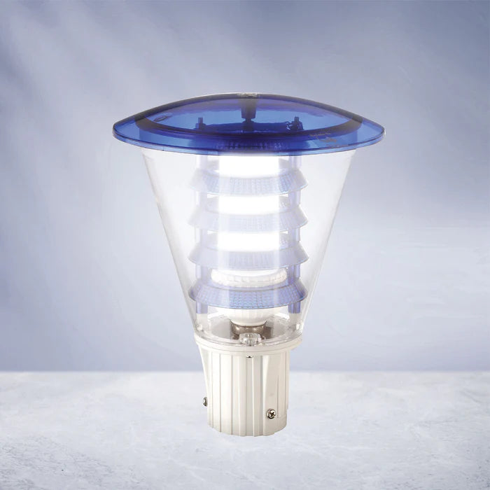Inventaa Mini Olivia 12W LED Post Top Gate Light — Modern Outside Gate Light with 1-Year Warranty
