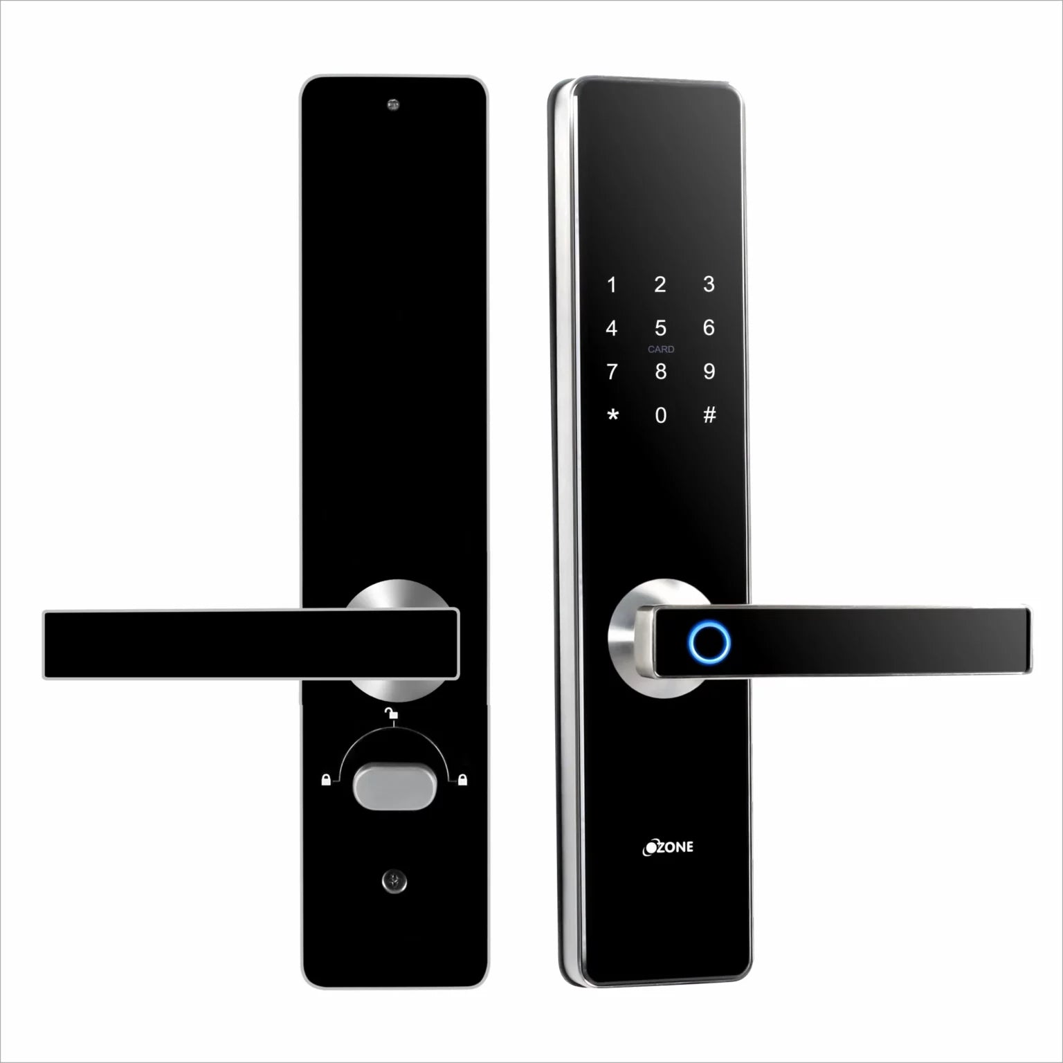 Ozone Morphy Plus Bluetooth Smart Door Lock with 4-way access | Door Thickness: 35-100 mm-Internet Security-dealsplant