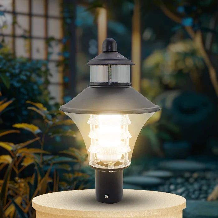 Inventaa Optic Fabula 10W LED Gate Post Light — Modern Outdoor Entrance & Pillar Light with 1-Year Warranty