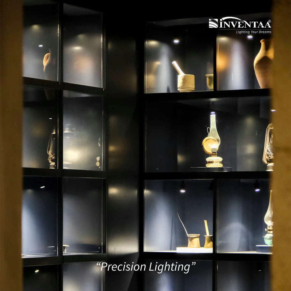 INVENTAA Oxana 3W COB LED Spotlight – Recessed, IP20, Multi-Colour