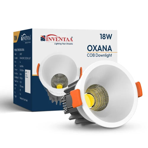 INVENTAA Oxana COB Downlight – 7W 12W 18W 30W | Cool Warm Neutral