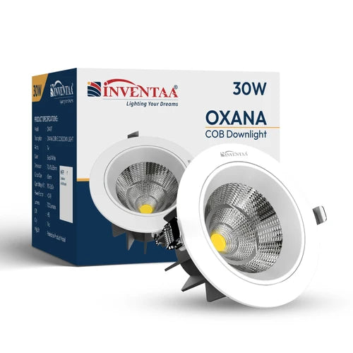 INVENTAA Oxana COB Downlight – 7W 12W 18W 30W | Cool Warm Neutral