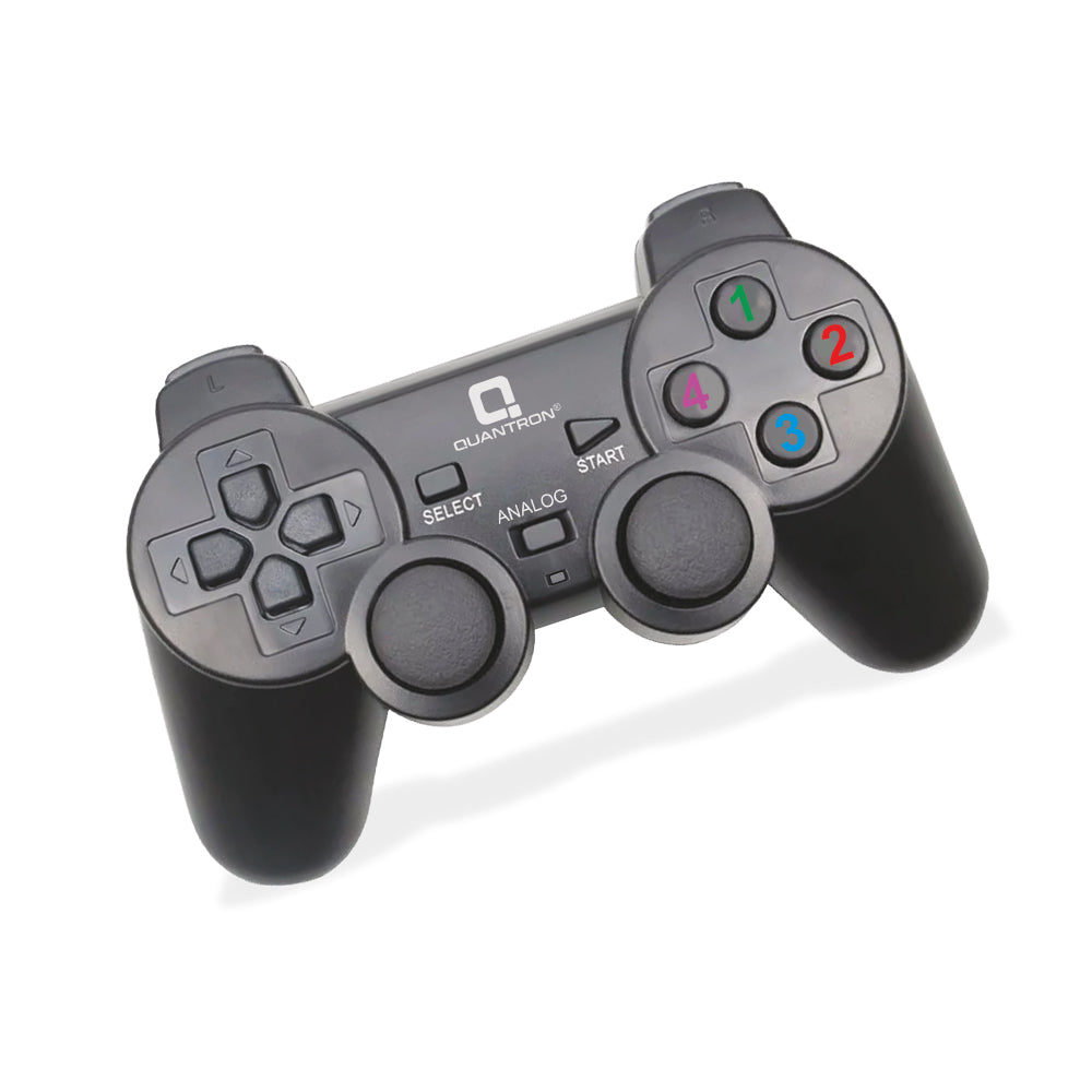 Quantum QGP-1800 USB Gamepad with Vibration (Cable: 1.50Mtrs)-Gamepad-dealsplant