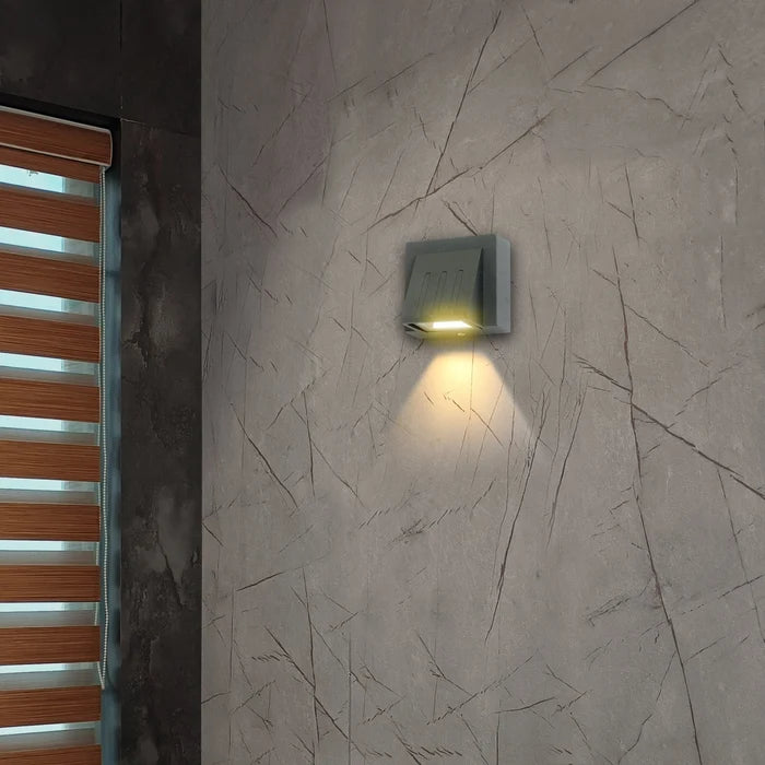 INVENTAA Reina LED Up Down Outdoor Wall Light – 1-Way & 2-Way, Cool & Warm White-Outdoor Lighting-dealsplant