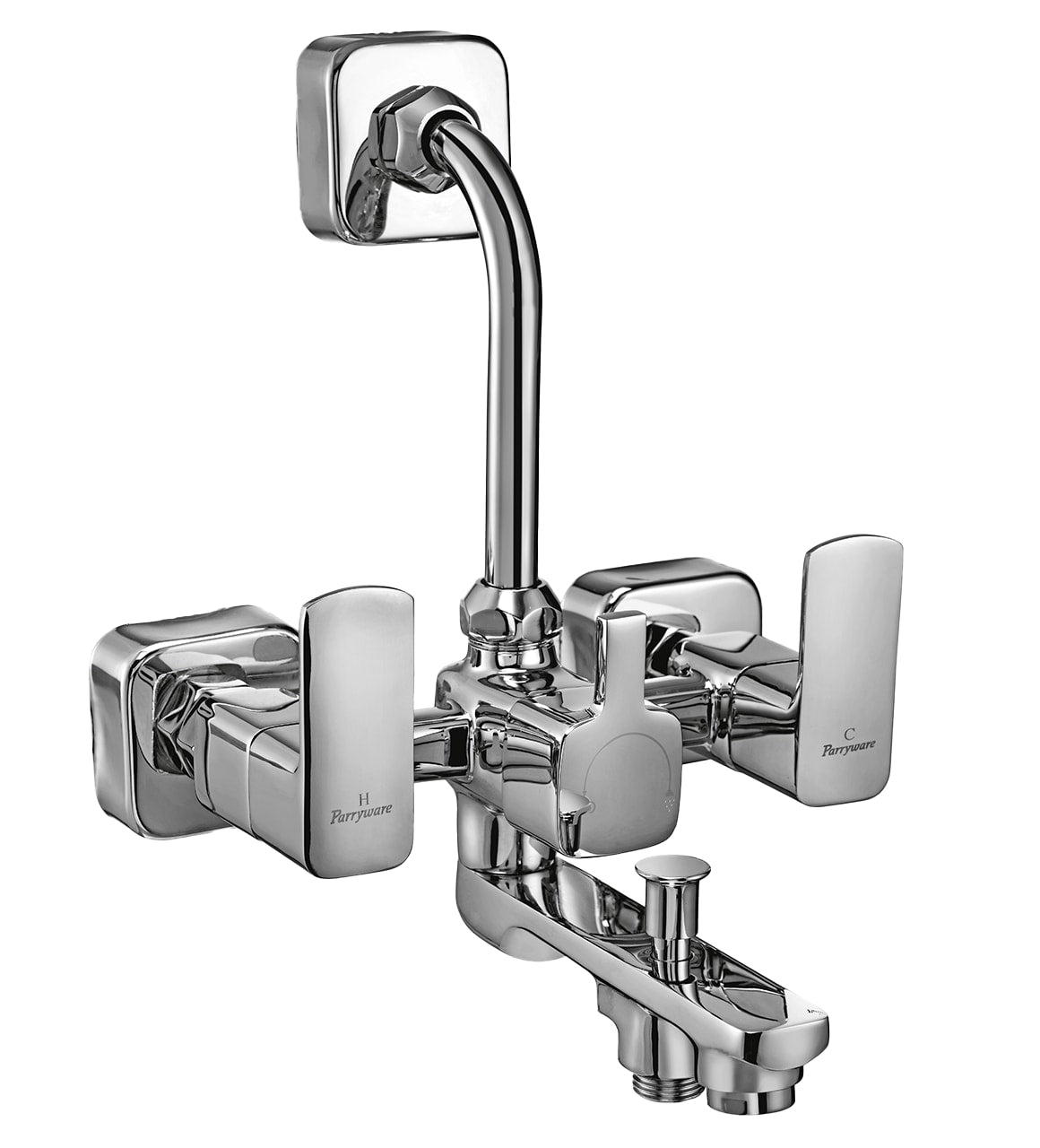 Parryware QUATTRO Wall Mixer 3 in 1 T2317A1