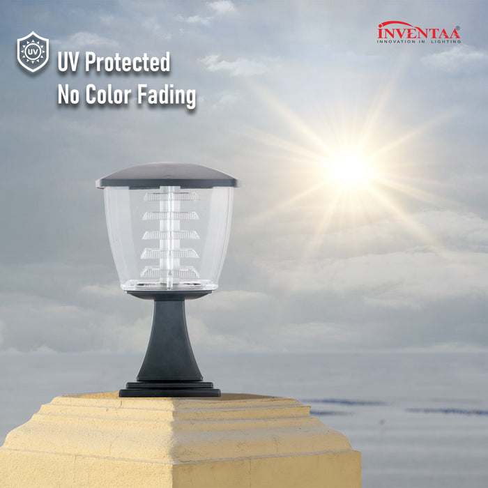 Inventaa Glasis 18W LED Gate Light — Outdoor Entrance & Pillar Light with 1-Year Warranty