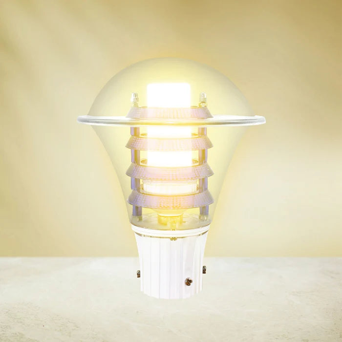Inventaa Viva Cute 12W LED Post Top Gate Light — Modern Outdoor Entrance Light with 1-Year Warranty