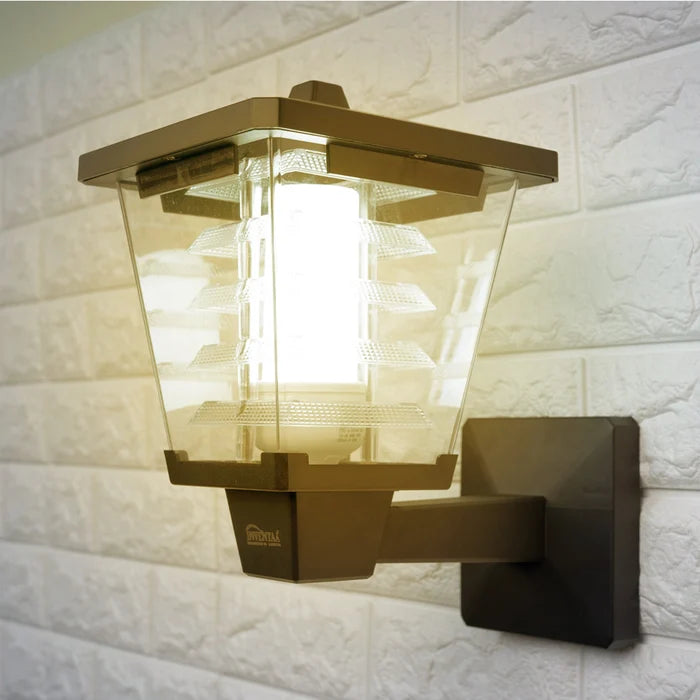 Inventaa Wall Glasis 12W LED Wall Gate Light — Square Design, Modern Entrance Light with 1-Year Warranty