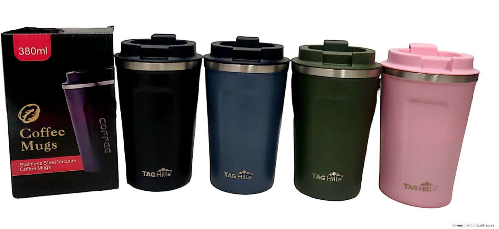 TAG Hills Coffee Mug with Hot & Cold Set of 3, Each 380 ml-Home & Kitchen Appliances-dealsplant