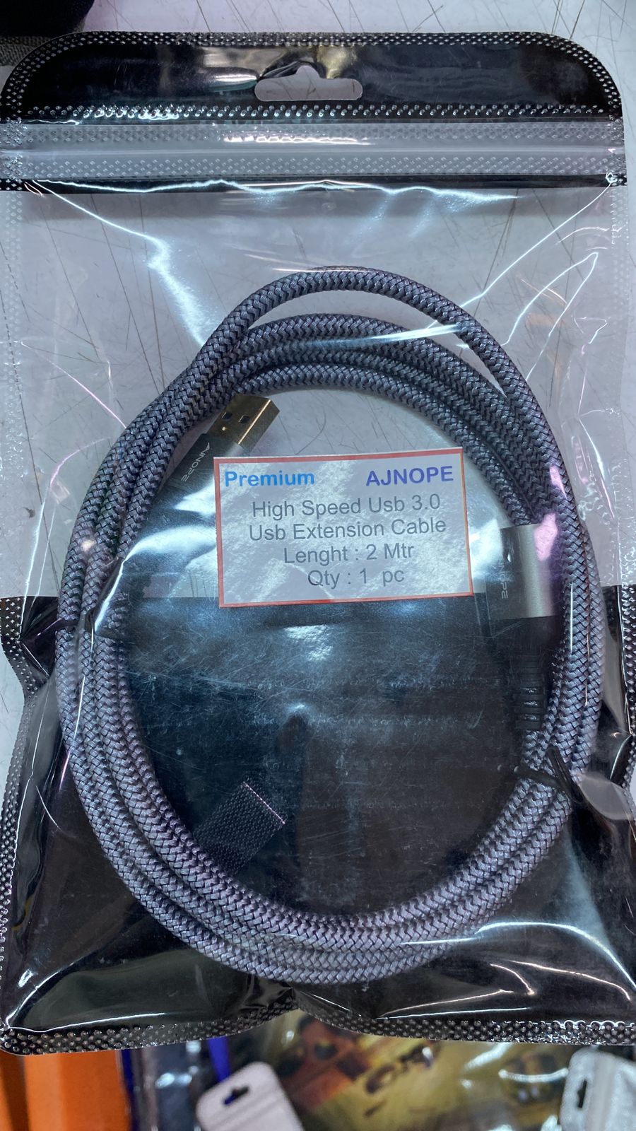 AINOPE USB 3.0 Extension Cable - A-Male to A-Male (2.0 Meters)