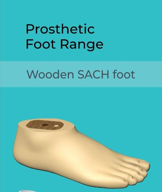 Fupro Prosthetic Wooden Foot (SACH)-Health & Personal Care-dealsplant