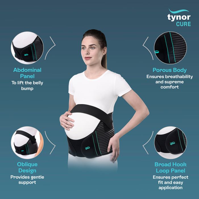 Tynor Pregnancy Belt (A 35)-Brace Urbane Short/Long-dealsplant