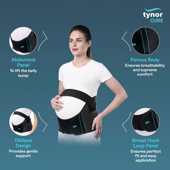Tynor Pregnancy Belt A 35-Brace Urbane Short/Long-dealsplant