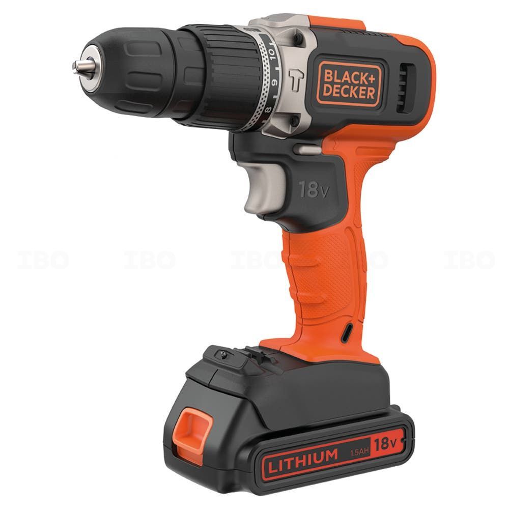 Black & Decker BCD003C1-QW 18 V Cordless Drill Driver-Cordless Drill Driver-dealsplant
