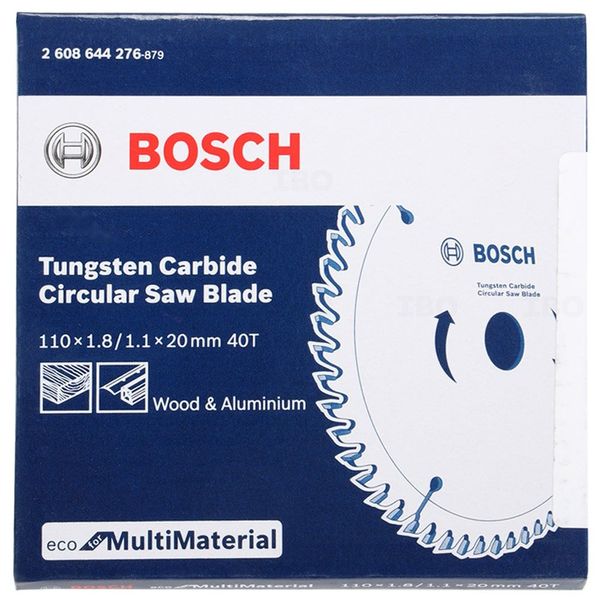 Bosch 2608644276 Eco Series 110x1.8/1.1x20mm 40Teeth Multimaterial Circular Saw Blade-Circular Saw Blade-dealsplant