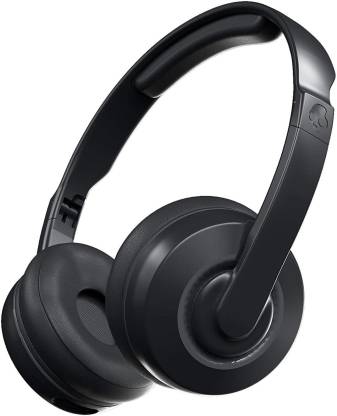 Skullcandy Cassette Wireless Headphones, 22 Hr Battery,Microphone,works with iPhone Android Bluetooth Headset (Black, On the Ear, On the Ear)-dealsplant