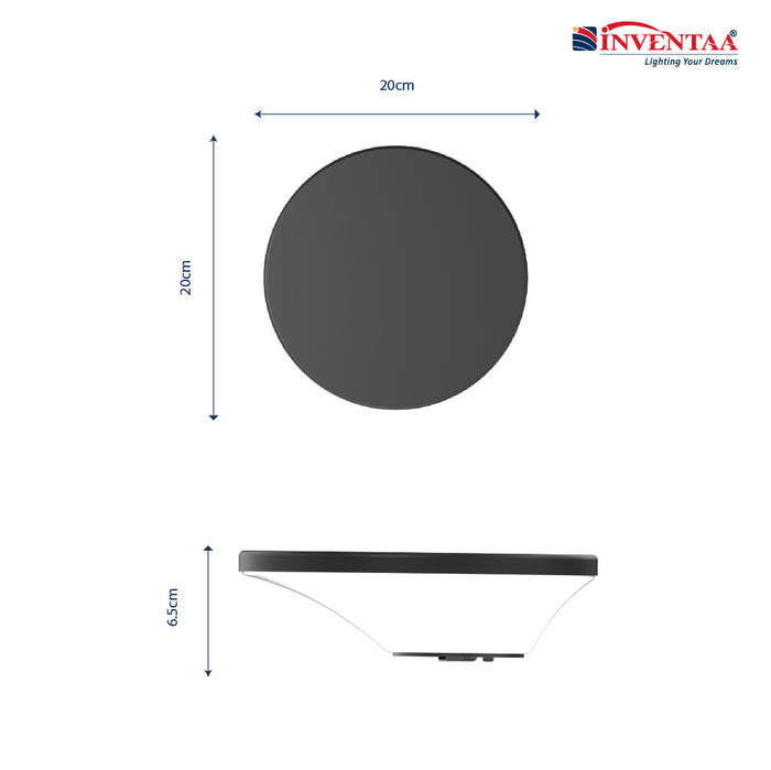 INVENTAA Romy 12W Decorative LED Wall Lamp – Cool & Warm White-Outdoor Lighting-dealsplant