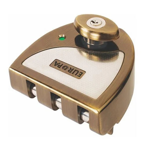 Europa Parma V11 AB/SN High Security Main Door Lock with 3 Vertical Interlocking Dead Bolts Dimple Key-Wardrobe Lock-dealsplant