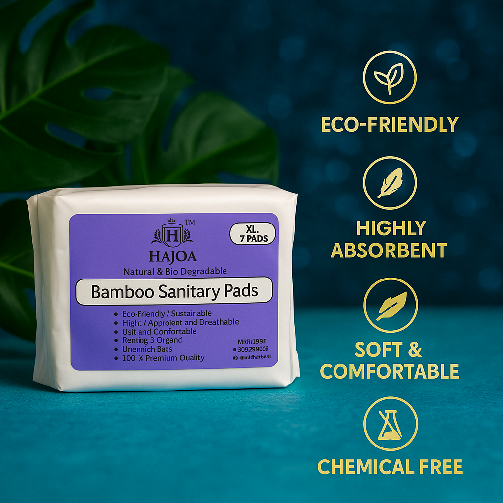 HAIQA BAMBOO SANITARY PADS XL & XXL-HEALTH & PERSONAL CARE-dealsplant