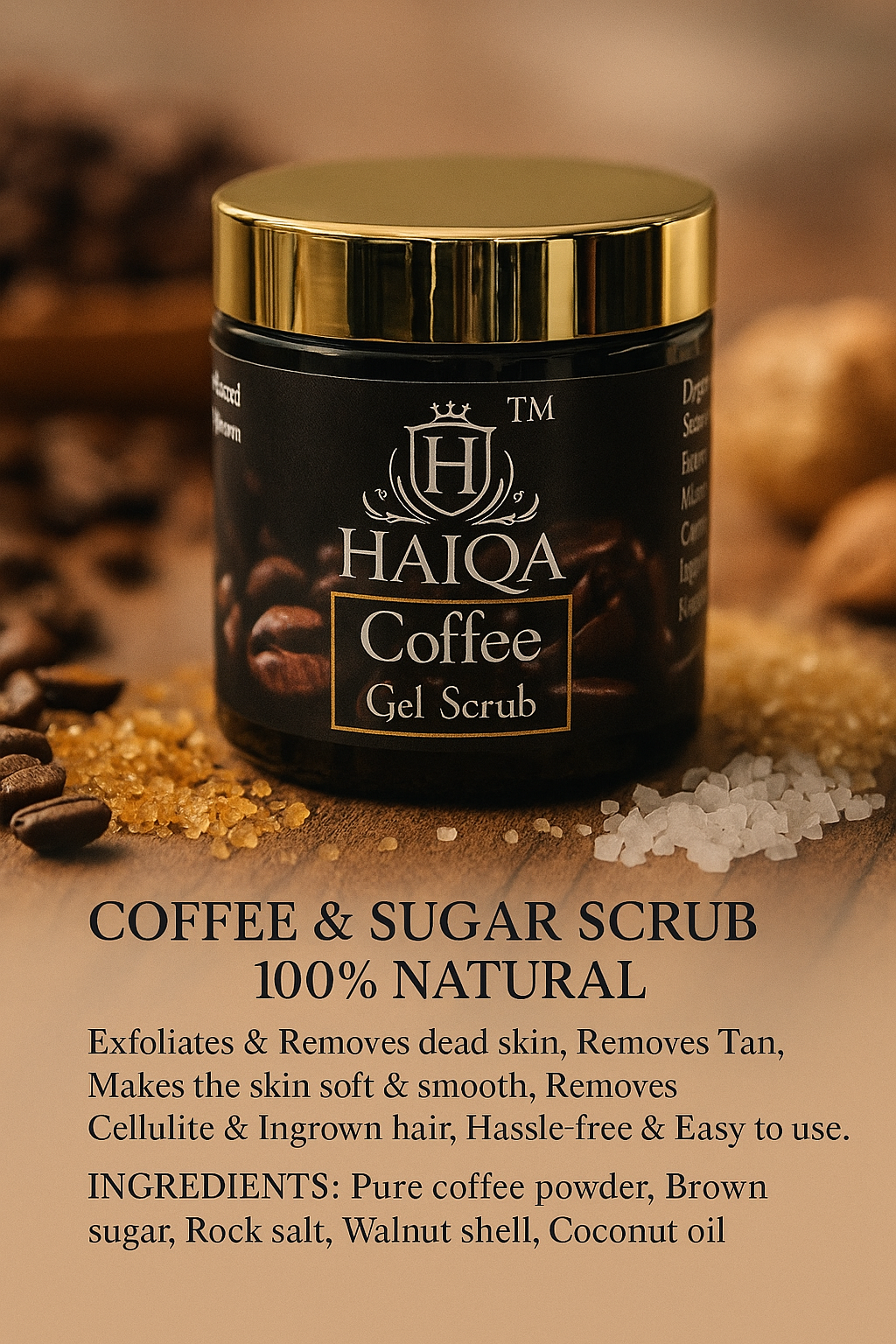 HAIQA COFFEE GEL SCRUB-100g-HEALTH & PERSONAL CARE-dealsplant