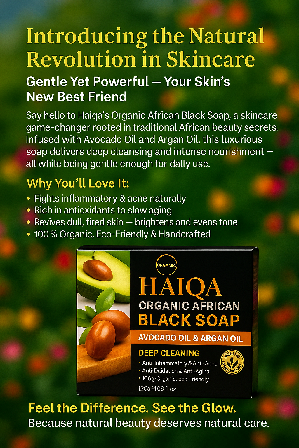 HAIQA ORGANIC AFRICAN BLACK SOAP-100gram-HEALTH & PERSONAL CARE-dealsplant
