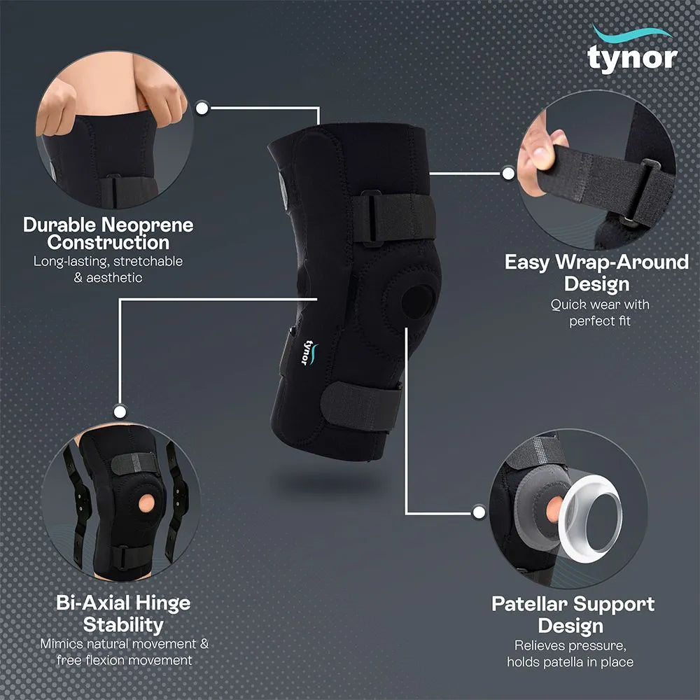 Tynor Knee Wrap Hinged (Neo), Child J-15 CH-Health & Personal Care-dealsplant