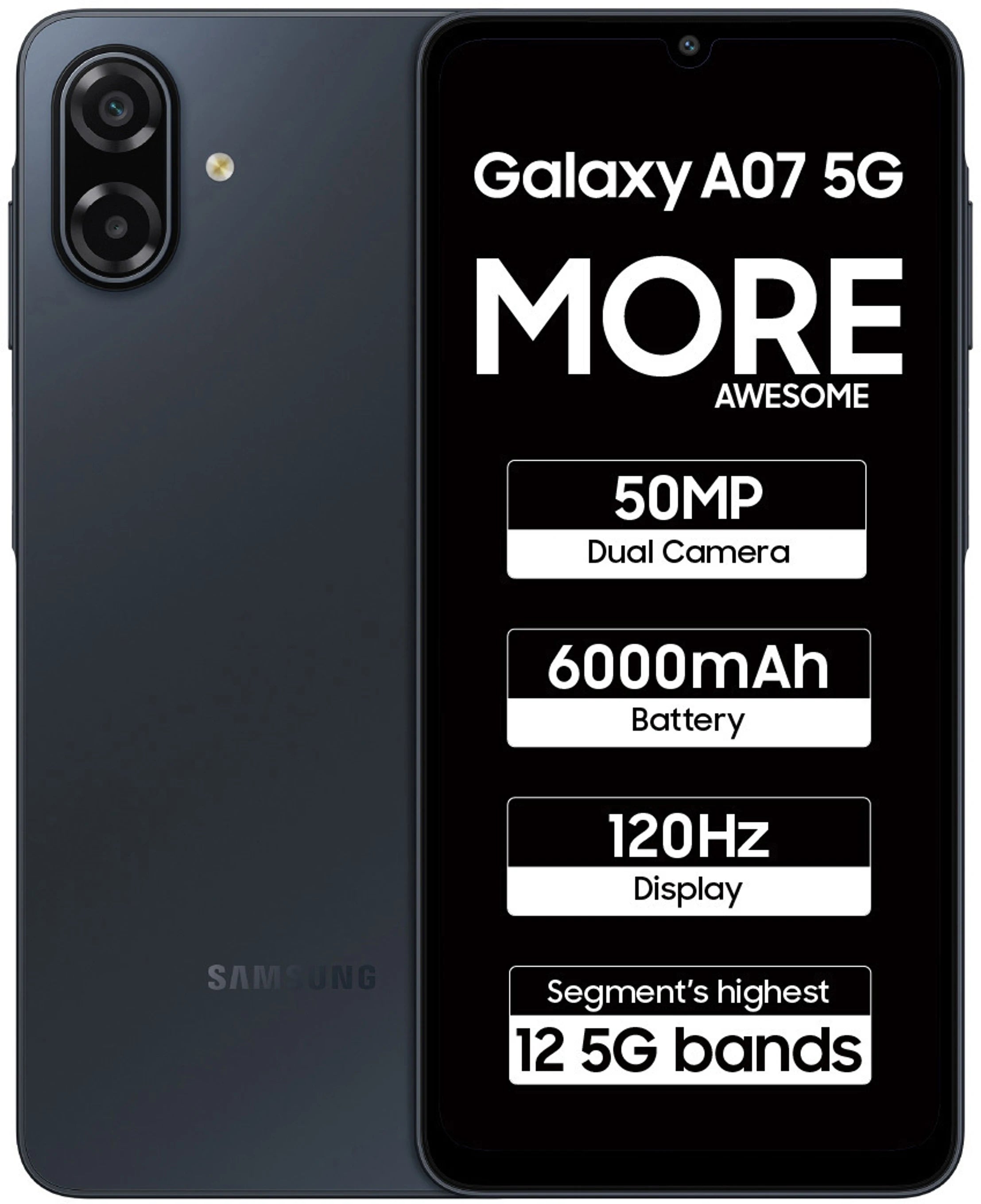 Samsung Galaxy A07 4G (4 GB Memory+64 GB)-Mobile Phones-dealsplant