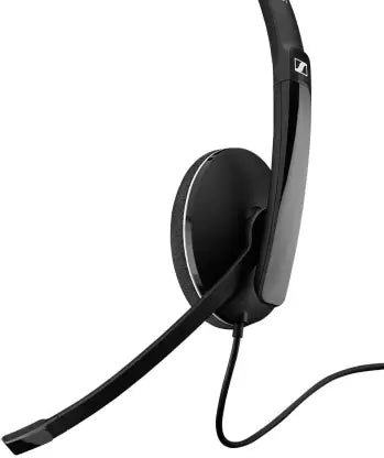 Sennheiser PC 8.2 USB Chat Wired Headset with Mic for casual gaming, e-learning and music Wired Headset (Black, On the Ear)-Wired Earphone-dealsplant