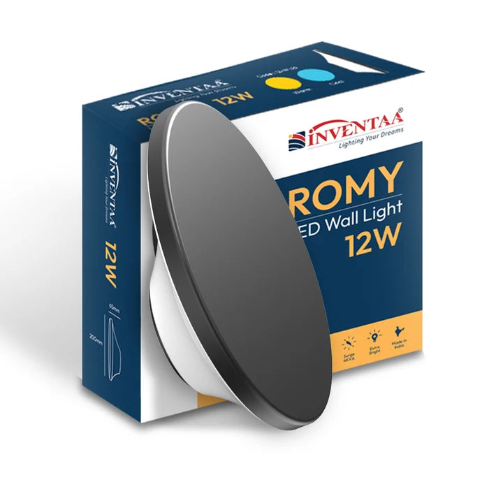 INVENTAA Romy 12W Decorative LED Wall Lamp – Cool & Warm White-Outdoor Lighting-dealsplant