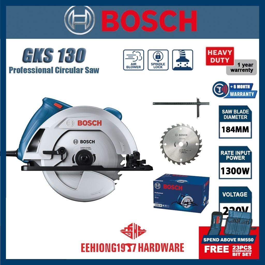 Bosch GKS 130 750 W 184 mm Circular Saw-Circular Saw-dealsplant