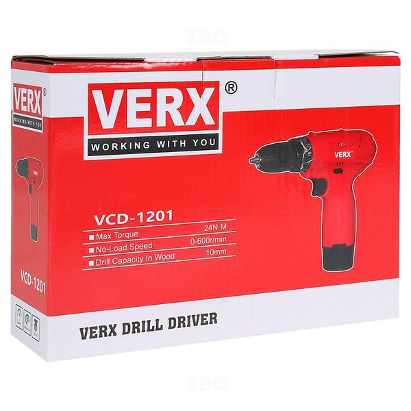 Verx VCD 1201 12 V Cordless Drill Driver-Cordless Drill Driver-dealsplant