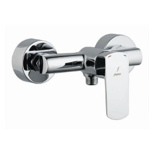 Jaquar Kubix Prime Single Lever Exposed Shower Mixer KUP-35149PM for Connection to Hand Shower with Connecting Legs & Wall Flanges-Shower Mixer-dealsplant