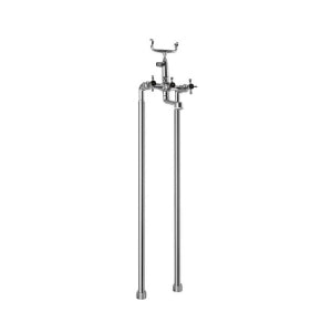 Jaquar Queen's Prime Faucets Bath and Shower Mixer QQP-7271PMHL with Telephonic Shower Crutch and 950mm High Rise Legs-Shower Mixer-dealsplant