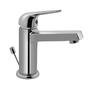 Jaquar Continental Prime Single Lever Basin Mixer with Popup Waste COP-051BPM with 450mm Long Braided Hoses-Basin Mixer-dealsplant