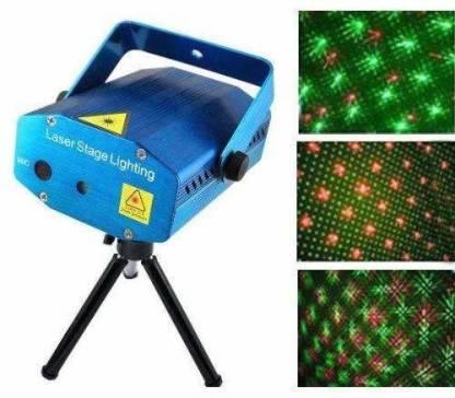 Mini Laser Projector Stage Lighting Sound Activated Laser for Party and DJ Multicolor (Design Pattern) (Stage Light 6 in 1) Shower Laser Light (Ball Diameter: 10 cm)-dealsplant