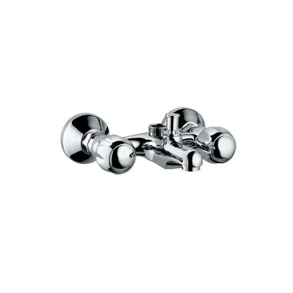 Jaquar Mixer and Diverter Clarion Chrome CQT 23217UPR Wall Mixer with Telephone Shower Arrangement, Connecting Legs & Wall Flanges but without Crutch & Telephone Shower-Mixer and Diverter-dealsplant