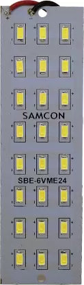 Samcon 12 Volt DC 5724 SMD LED PCB Rigid Hard Strip Bulbs with Aluminum Alloy PCB, 1m (White) Light Electronic Hobby Kit-LED Lights-dealsplant