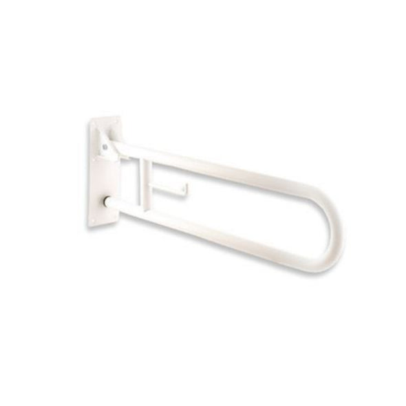 Jaquar Grab Bar WAC-WHT-BG0800 Grab Bar Vertical Swing, White For Disable-friendly Bathroom-Grab Bar-dealsplant
