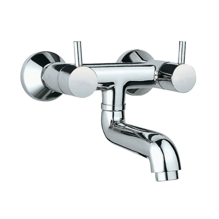 Jaquar Florentine Wall Mixer Non-Telephonic Shower Arrangement with Connecting Legs & Wall Flanges FLR-CHR-5219N-Wall Mixer-dealsplant