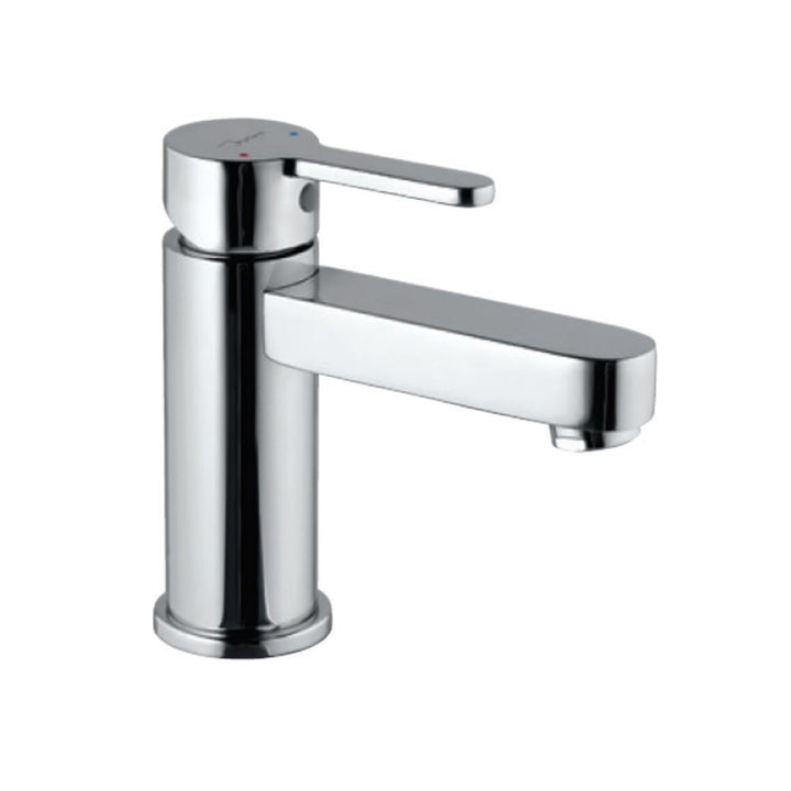 Jaquar Fusion Single Lever Extended Basin Mixer FUS-29023B (Height 85mm) without Popup Waste System with 450mm Long Braided Hoses-Basin Mixer-dealsplant