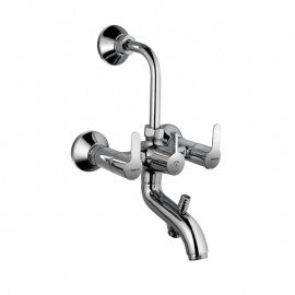 Essco Cosmo Wall Mixer 3-In-1 System Faucet COS-CHR-103281 Wall Mixer 3-in-1 System with provision for both Hand Shower & Overhead Shower, complete with 115 mm Long-Wall Mixer-dealsplant