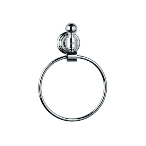 Jaquar Queen's Towel Ring Round AQN-7721 Chrome-towel ring-dealsplant